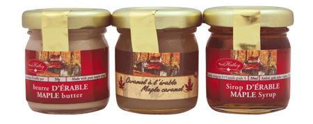 Trio à l’érable : beurre, caramel et sirop – North Hatley