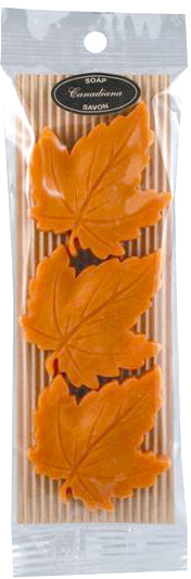 Trio de savons feuilles d’érable dorées – 73 g – North Hatley