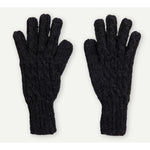Gants en alpaga tricotés à la main – Charbon – Pokoloko