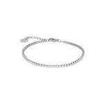 Bracelet fin argenté à petites billes