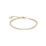 Bracelet fin doré à petites billes
