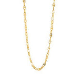 Collier doré à mailles alternées