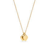 Collier doré à pendentif rond