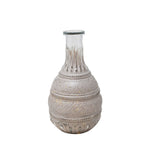 Vase lumineux gris avec minuterie
