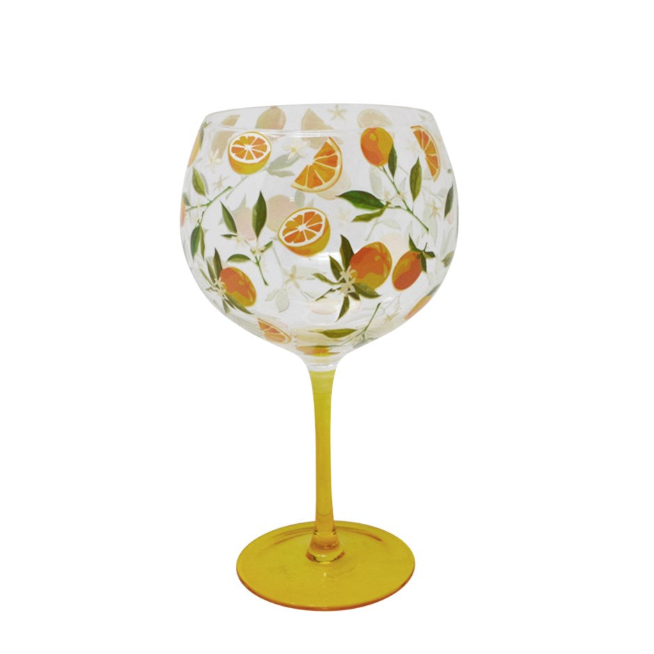 Verre à pied Orange – 23 oz