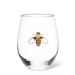 Verre à vin sans pied à abeille bijou Abbott
