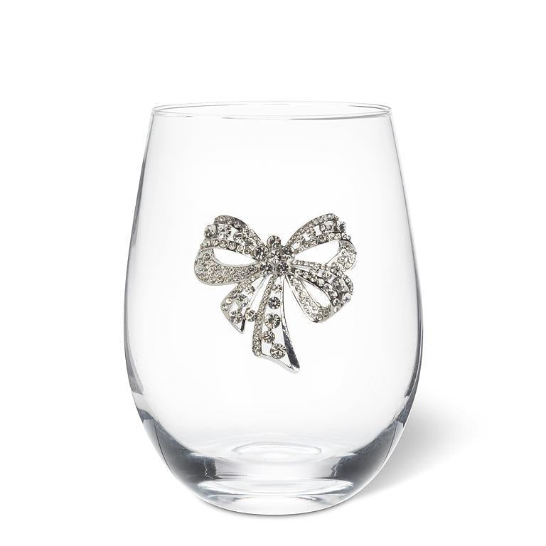 Verre à vin sans pied à boucle bijou Abbott