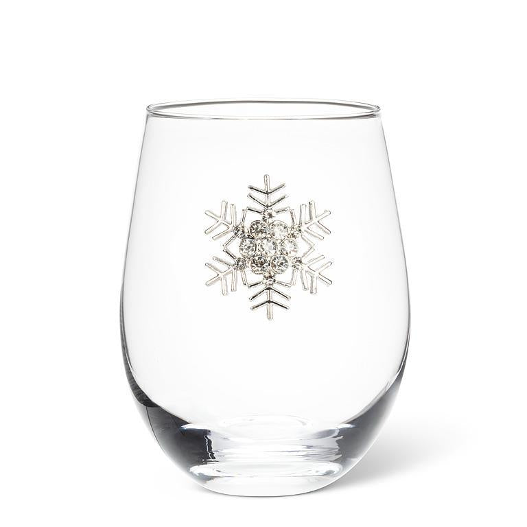 Verre à vin sans pied à flocon bijou Abbott
