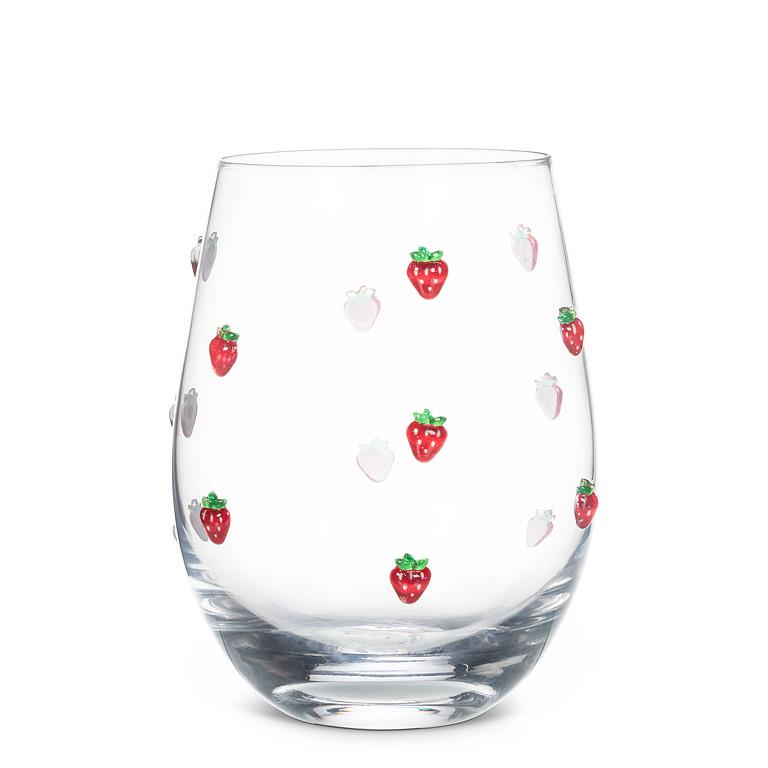 Verre à vin sans pied à fraises Abbott