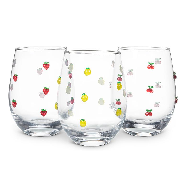 Verre à vin sans pied à fraises Abbott — autre vue