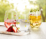 Verre à vin sans pied à fraises Abbott — autre vue