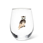 Verre à vin sans pied à hibou bijou Abbott