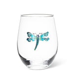 Verre à vin sans pied à libellule bijou Abbott