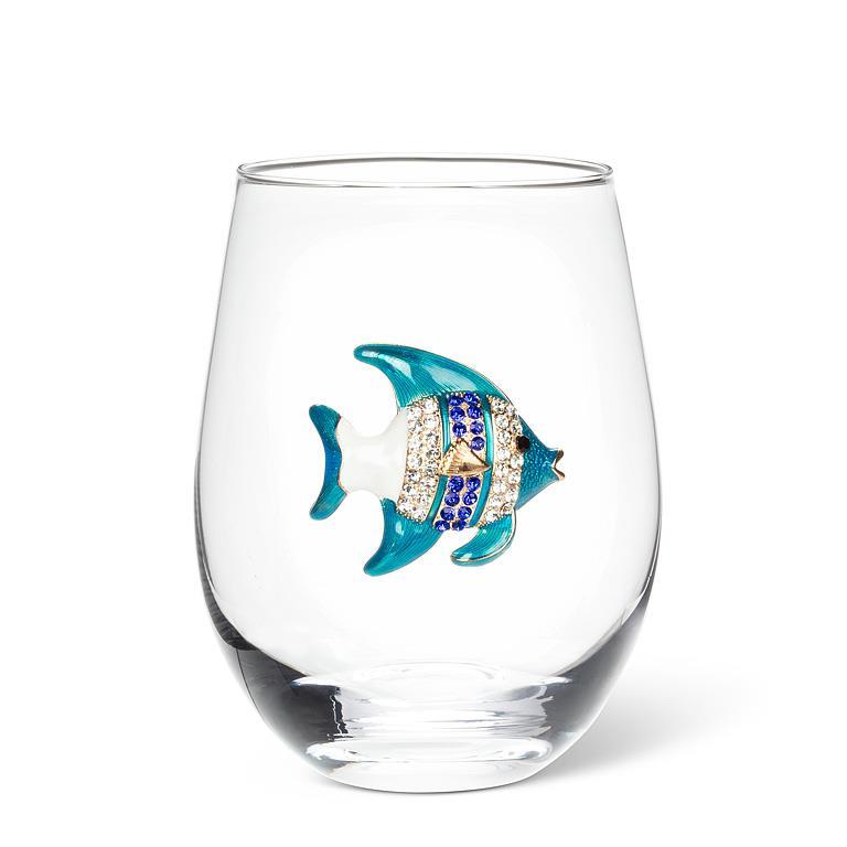 Verre à vin sans pied à poisson bijou Abbott
