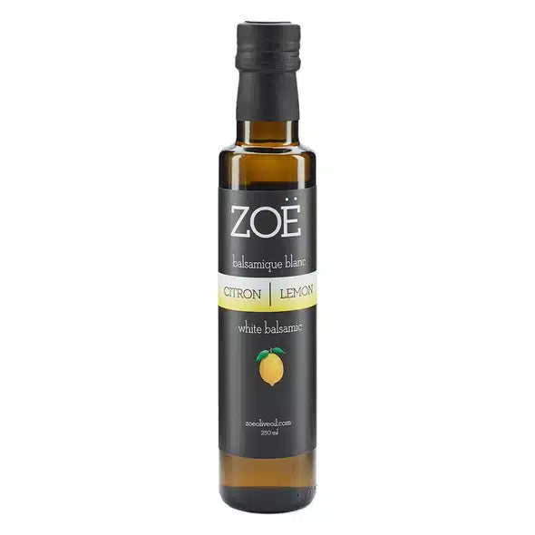 Vinaigre balsamique blanc au citron Zoé – 250 ml – vue du produit