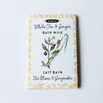 Sachet de lait de bain fleuri Thé blanc et Gingembre
