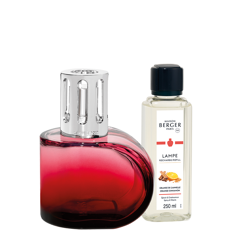 Coffret lampe Berger et recharge Orange de cannelle – Maison Berger