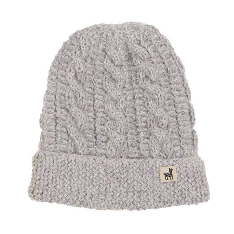 Tuque en alpaga tricotée à la main – Pokoloko