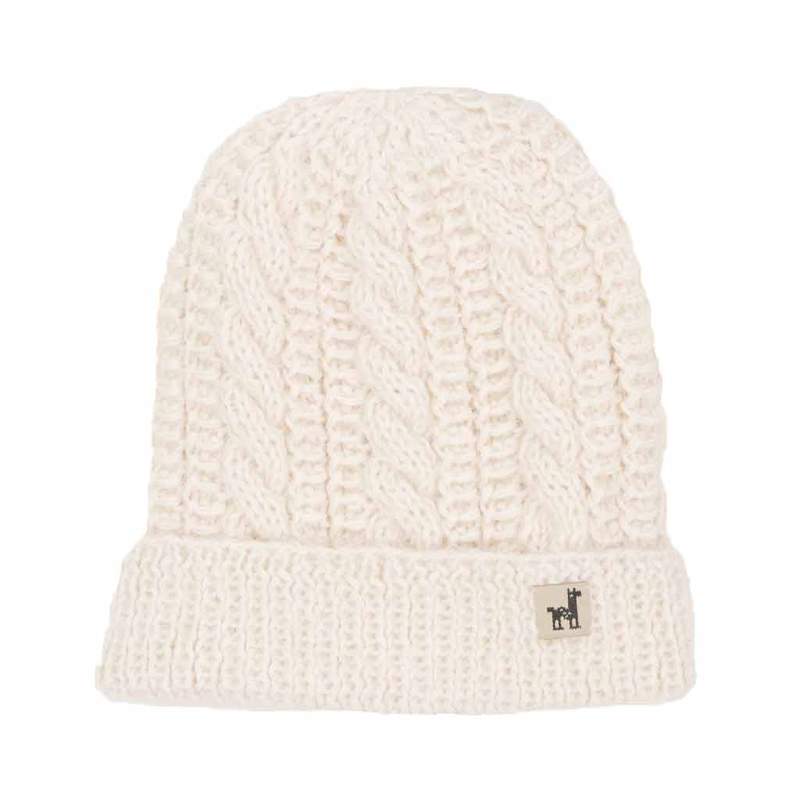 Tuque en alpaga tricotée à la main – Pokoloko