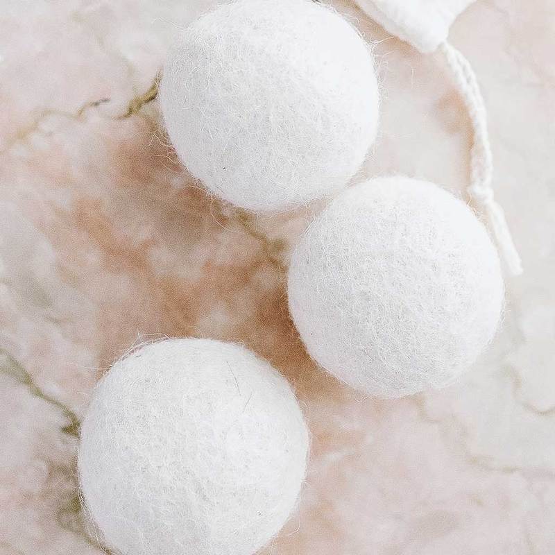 Boules de séchage en alpaga et laine – Ensemble de 3 – Pokoloko