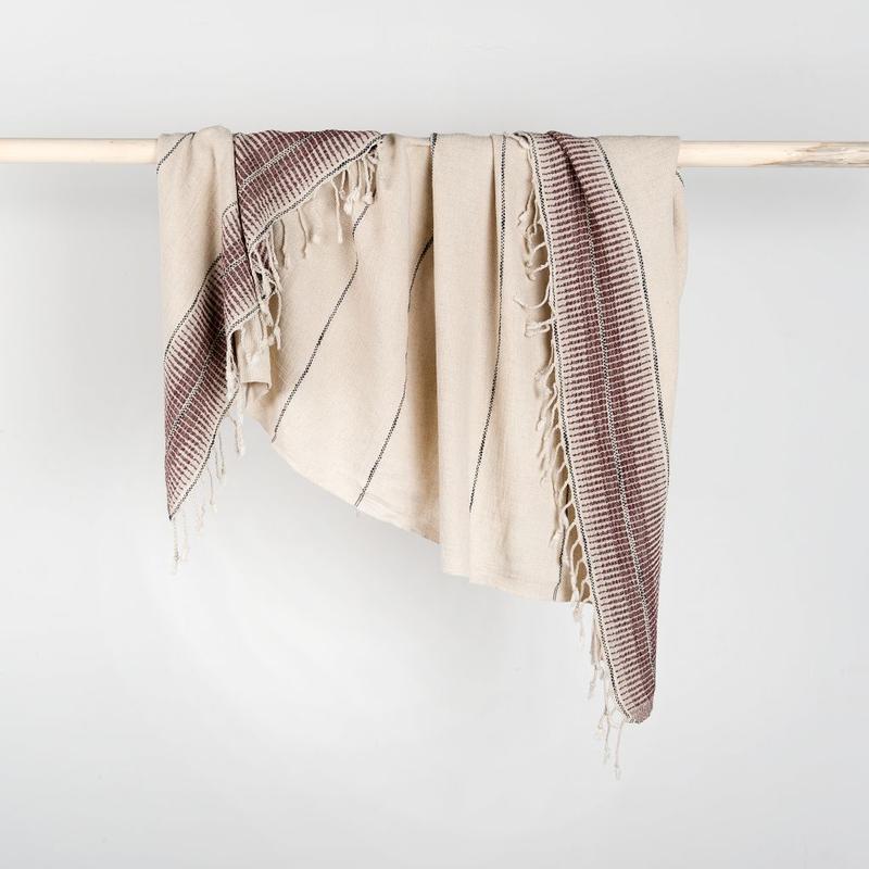 Serviette Element en coton et lin – Fired – Pokoloko