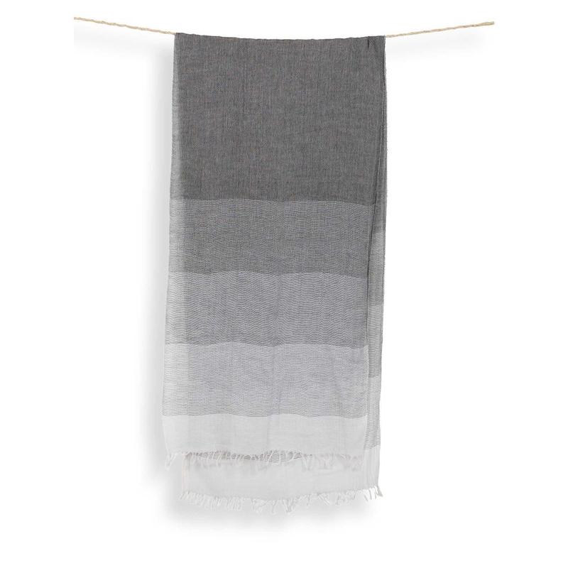 Foulard Fade en coton – Noir – Pokoloko