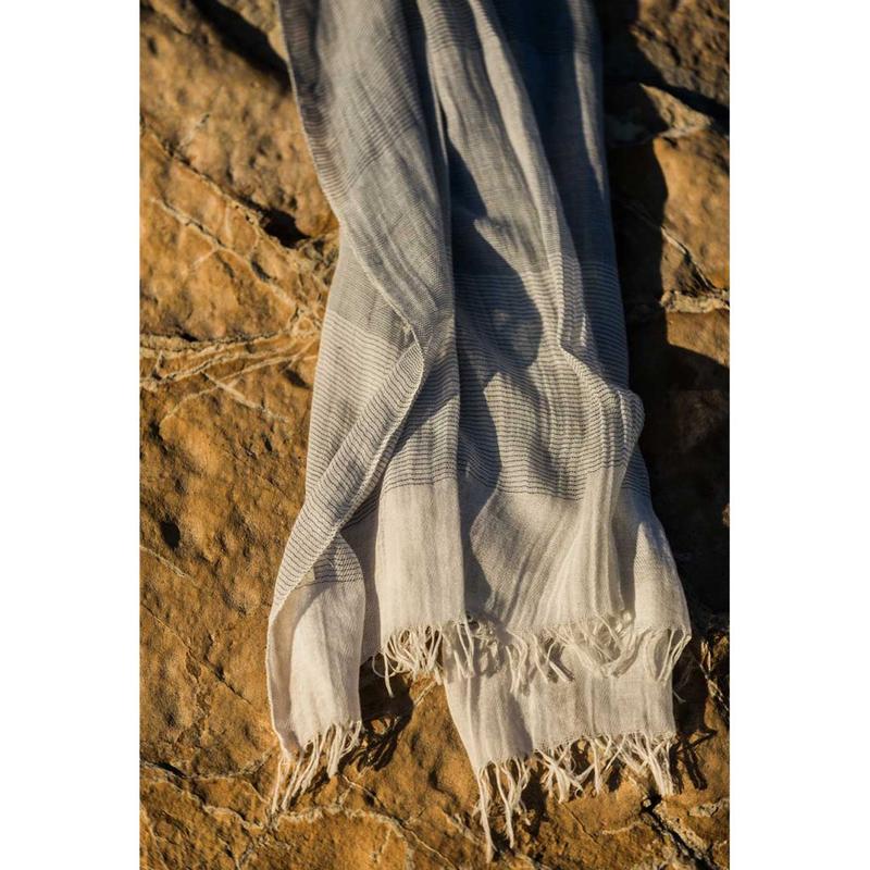 Foulard Fade en coton – Noir – Pokoloko
