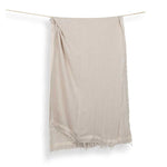 Foulard Harlow en lin et coton – Beige foncé – Pokoloko