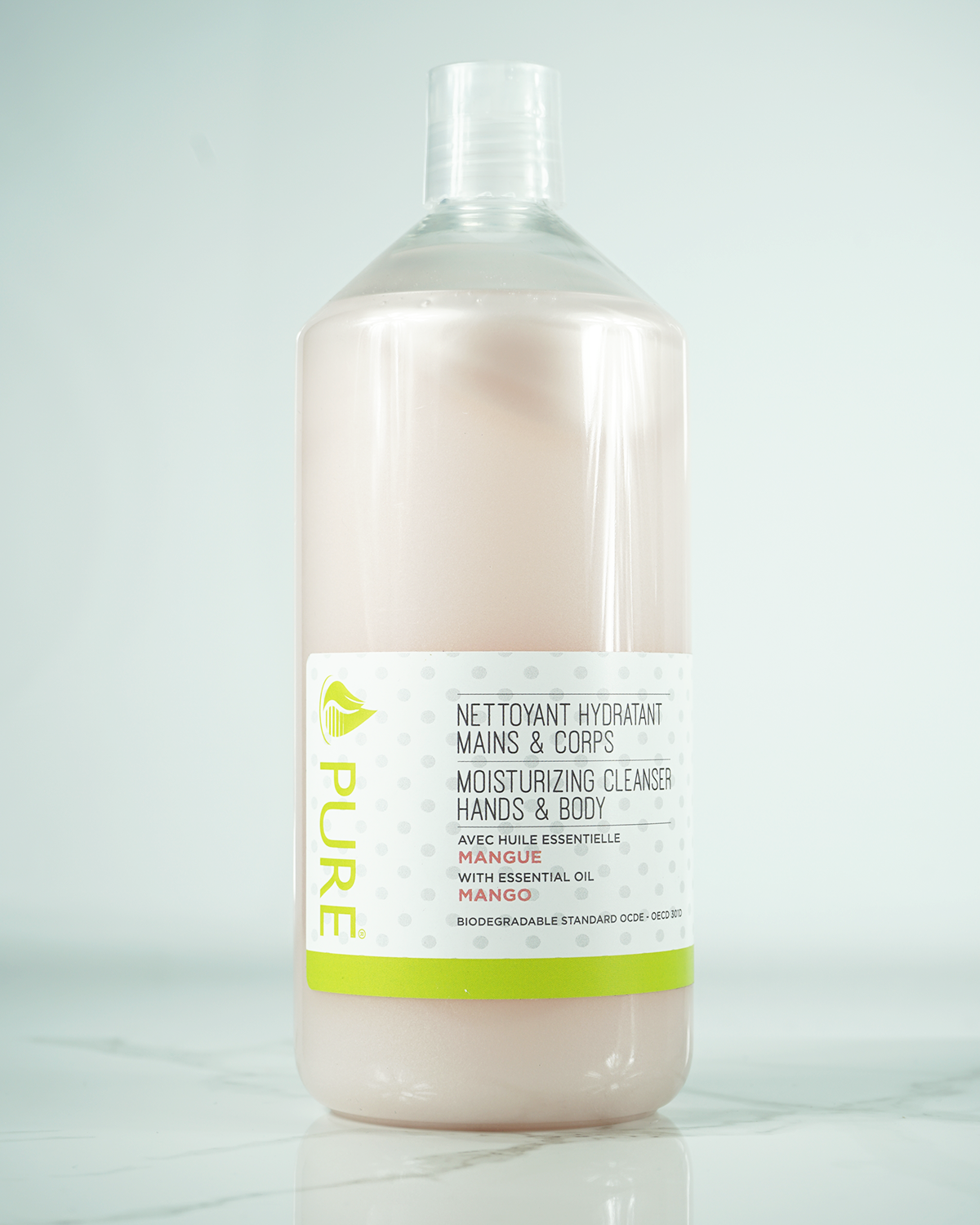 Nettoyant mains et corps 1 L - Mangue Pure La Maison du Bleuet