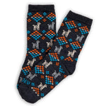 Chaussettes Polygon en mélange d’alpaga pour enfants – Pokoloko