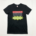T-shirt humoristique « Chocolat est une salade » d’Arseno