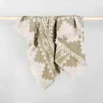 Serviette Atzi – Vert mousse – Pokoloko
