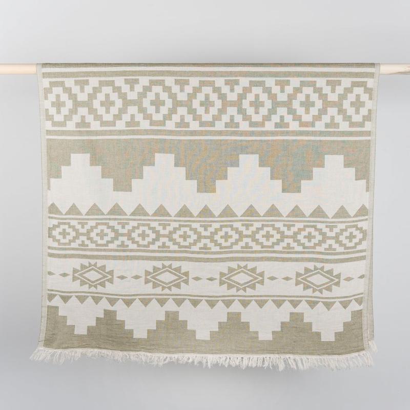 Serviette Atzi – Vert mousse – Pokoloko