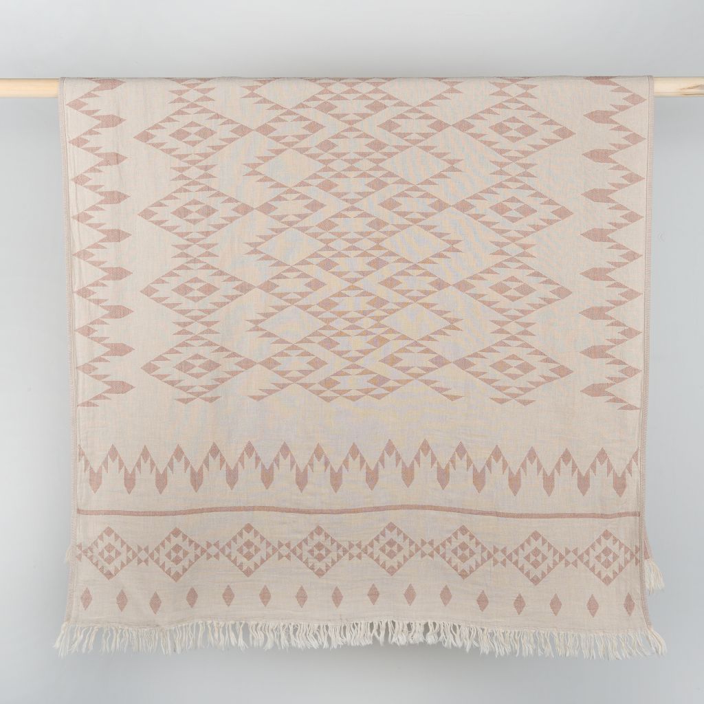 Serviette Atlas – Rose coquillage – Pokoloko