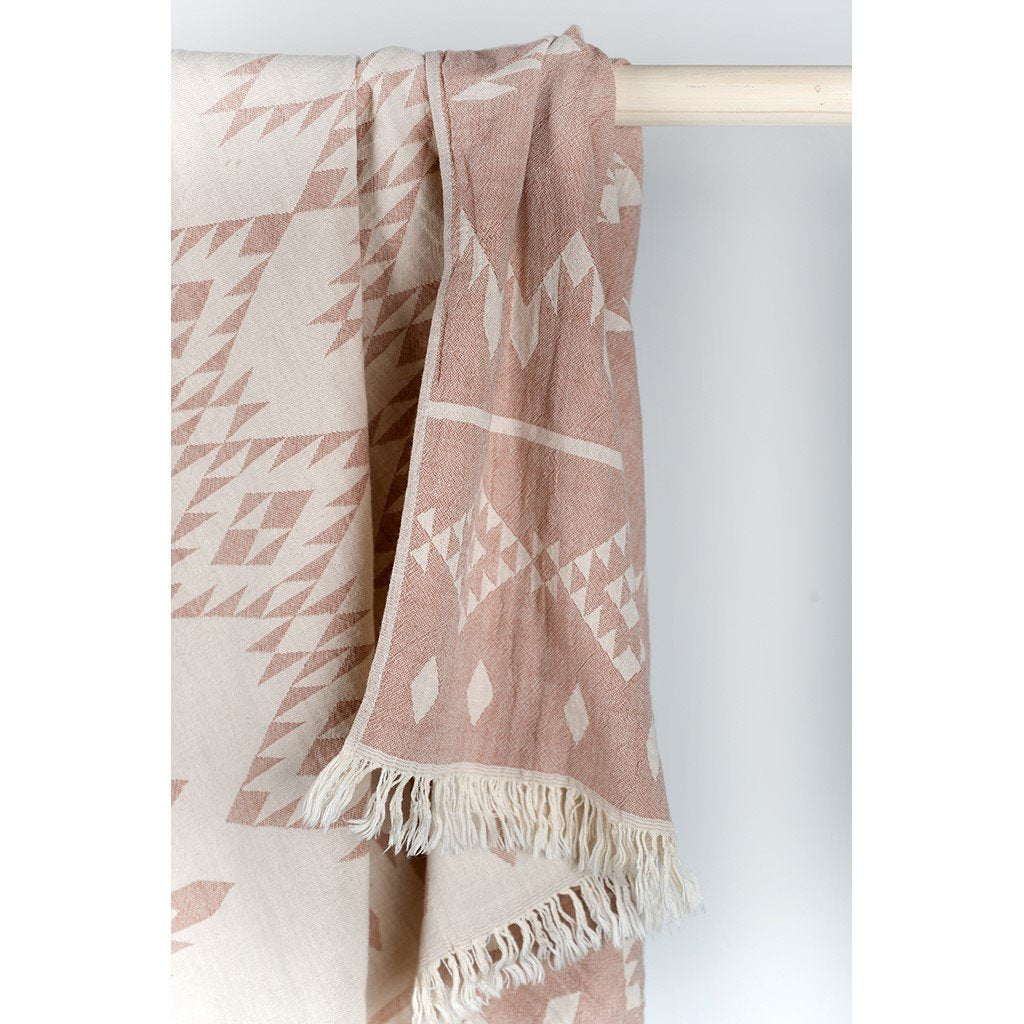 Serviette Atlas – Rose coquillage – Pokoloko