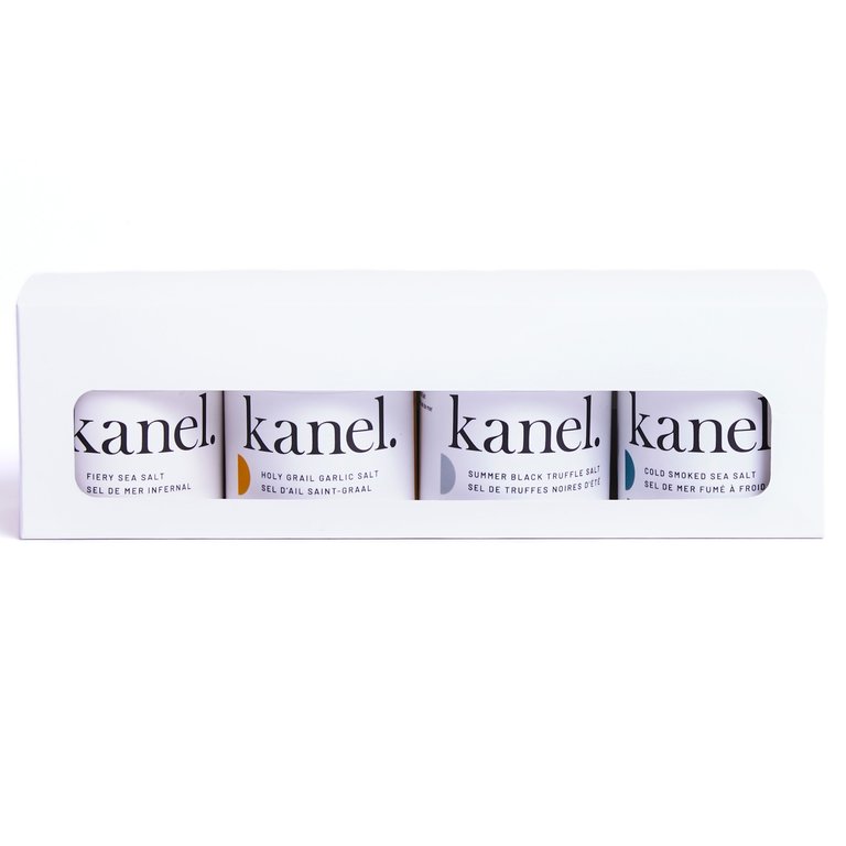 Collection de quatre sels de finition Kanel
