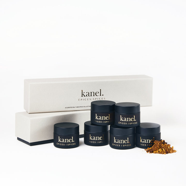 Collection signature Kanel — coffret de six assaisonnements