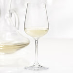 Coupe Splendido Trudeau de 360 ml avec du vin blanc à table