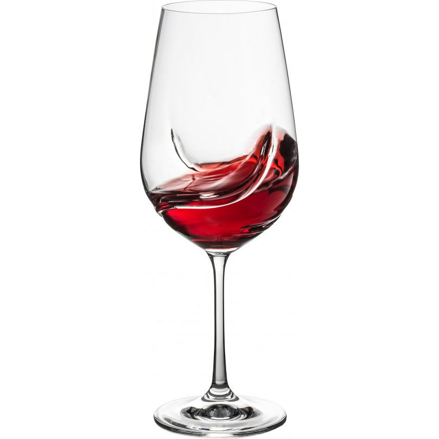 Coupe Oxygen Trudeau de 550 ml contenant du vin rouge