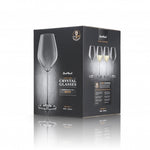 Coffret Final Touch contenant quatre coupes à vin blanc DuraShield en cristal.