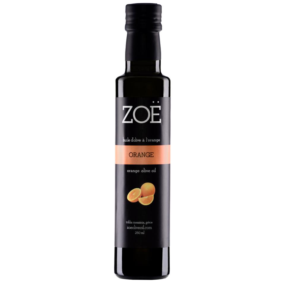 Huile d’olive à l’orange Zoé – 250 ml – vue du produit