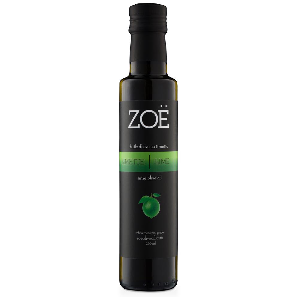 Huile d’olive à la limette Zoé – vue du produit