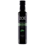 Huile d’olive au basilic Zoé – vue du produit