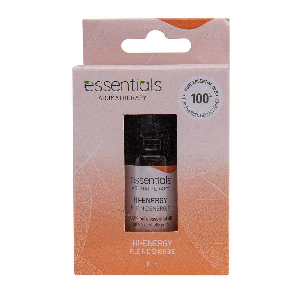 Mélange d’huiles essentielles Relaxus – Plein d’énergie – 10 ml – emballage