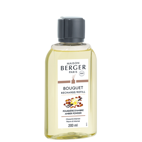 Recharge pour bouquet parfumé – Poussière d’ambre – Maison Berger