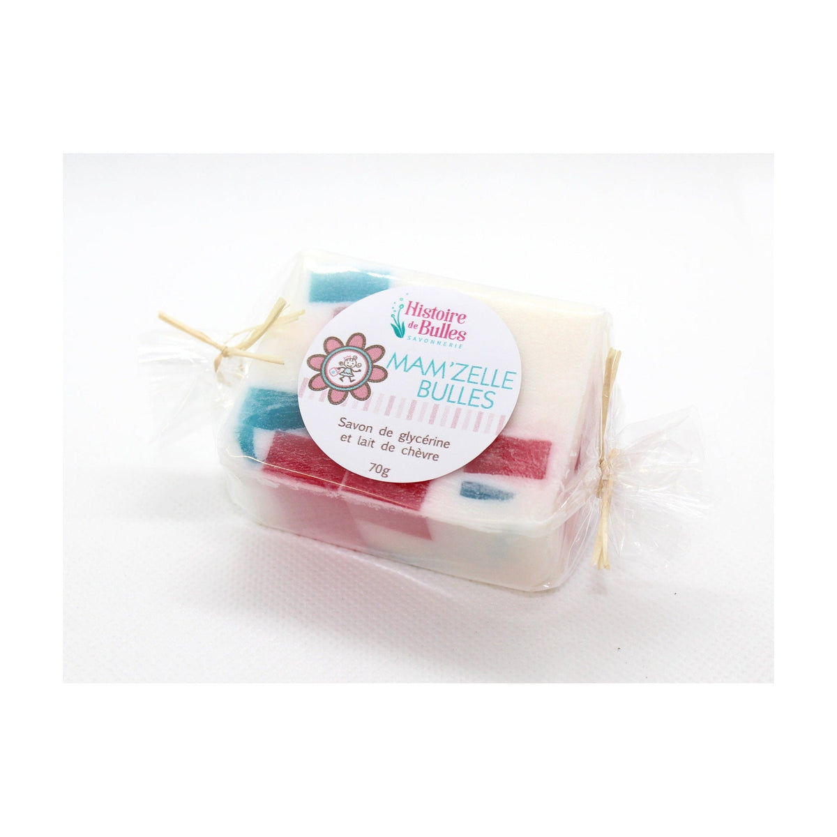 Savon au lait de chèvre – Mam’zelle Bulles Histoire de bulles, présentation du produit