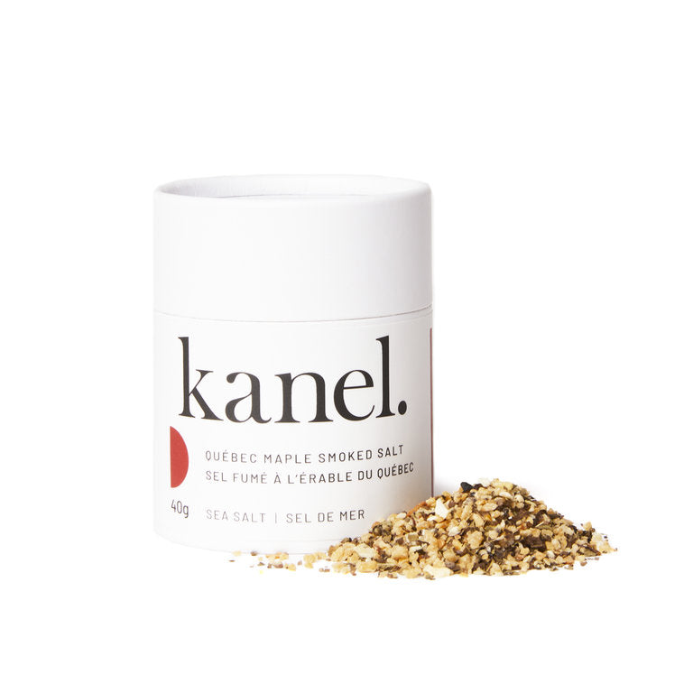 Sel fumé à l’érable du Québec de Kanel