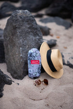 Serviette de plage Solem Simone XL, pochette de transport sur la plage
