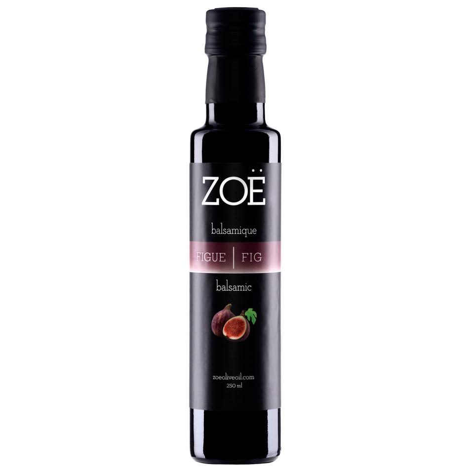 Vinaigre balsamique foncé à la figue Zoé – 250 ml – vue du produit